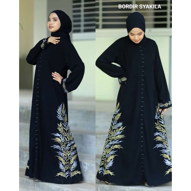 ABAYA BORDIR SYAKILA BUSUI