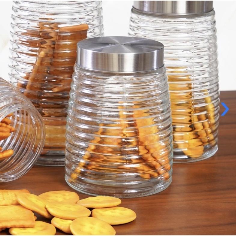 Ace Hardware Toples Kedap Udara Kaca Tempat Kue Lebaran Tutup Stainless 1 Ltr Free Ongkir Dan Bisa C