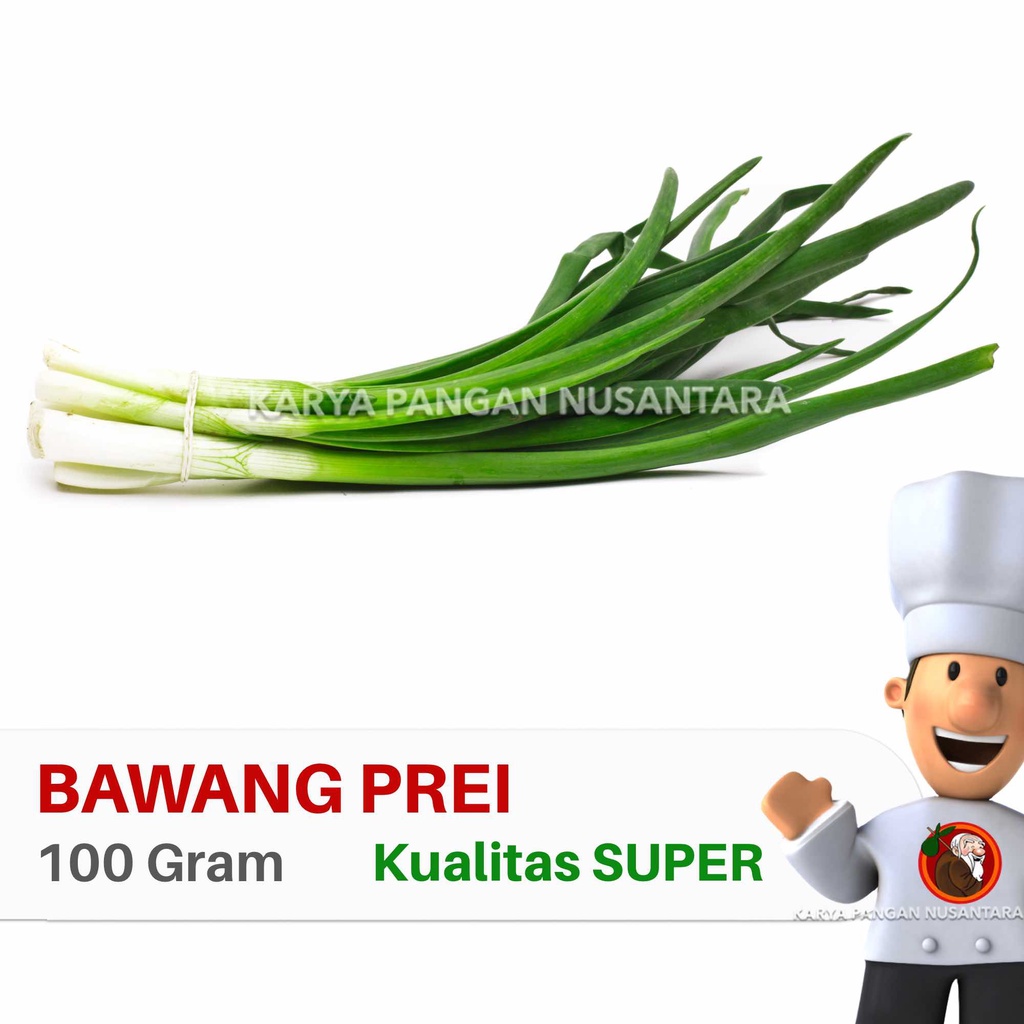 

DAUN BAWANG BESAR DAUN BAWANG PREI BAWANG DAUN PRE SEGAR 100 GRAM