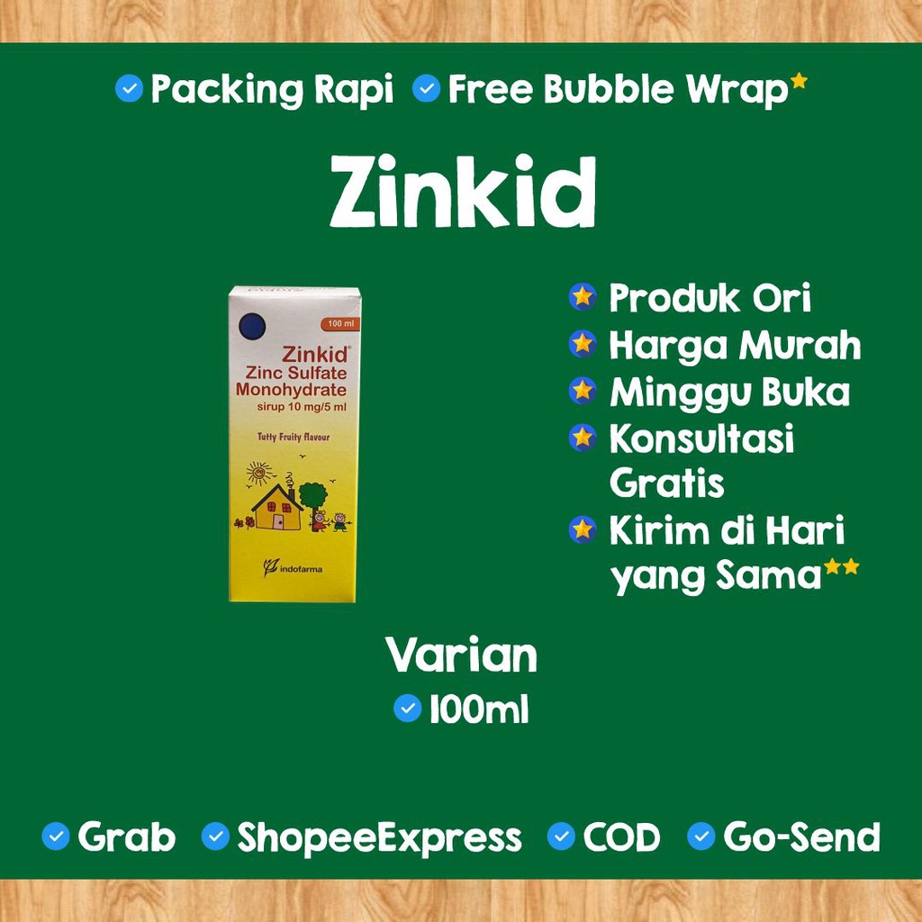 [ZINKID] Zinkid sirup | Zinc Sirup | Zinc Daya Tahan Tubuh | Zinc Diare Anak