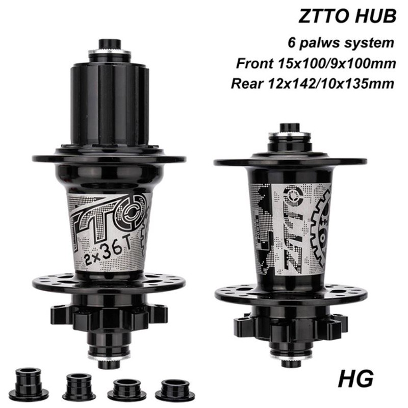 ZTTO DR290 Legend Hub Freehub Sepeda QR TA Six 6 Pawl Bearing Jangkrik