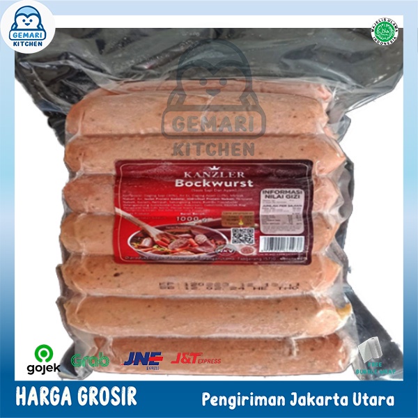 SOSIS KANZLER BOCKWURST 360 GRAM &amp; 1 KG