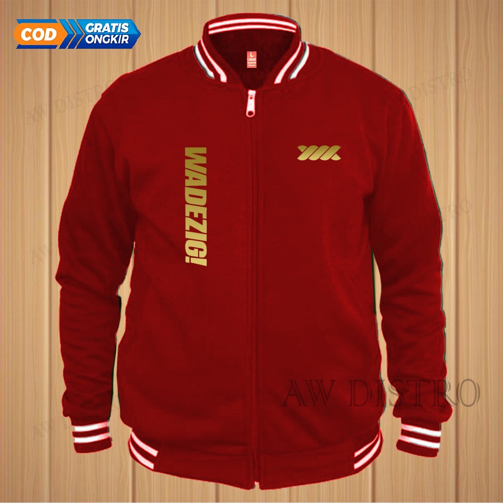 COD Jaket Baseball Varsity Distro Wdg Kirka Text Gold Premium Quality