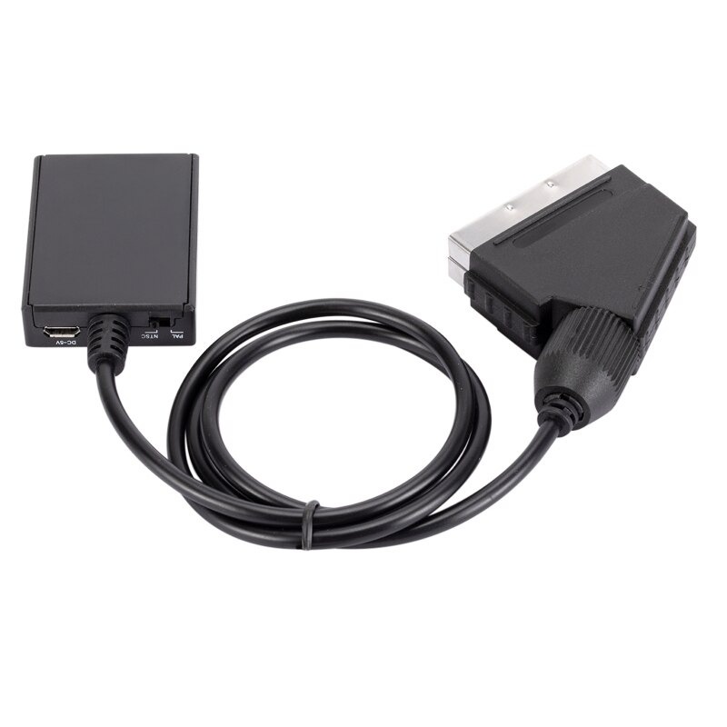 Kabel Video Adapter Converter HDMI ke SCART 1080P