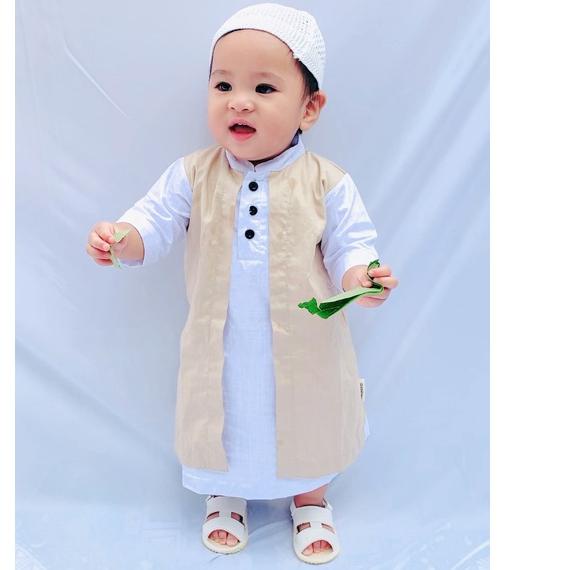 Terkini Grosir KOKO JUBAH MEWAH SNI LINEN IMPORT BUKAN KAOS NOAH KOKO BAYI MUSLIM baju anak setelan 