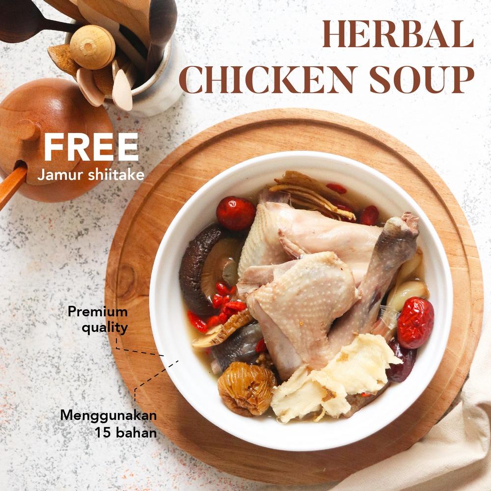 

SALE TERBAIK Chicken Herbal Soup Premium 15 bahan / sup ayam obat / ciakpo / tim ayam obat