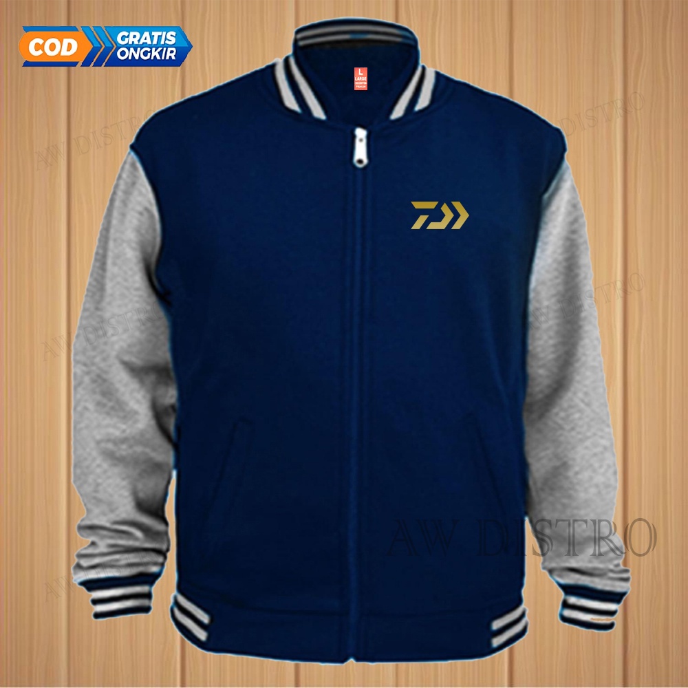 COD Jaket Baseball Varsity Distro Dwa Text Gold Premium Quality