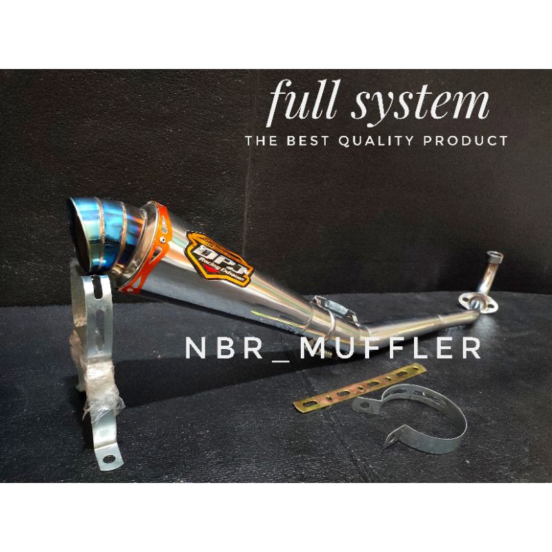 Knalpot Racing DPJ All Bebek supra x 110/125/blade/revo/kharisma/jupiter/shogun/smash/astrea/kirana