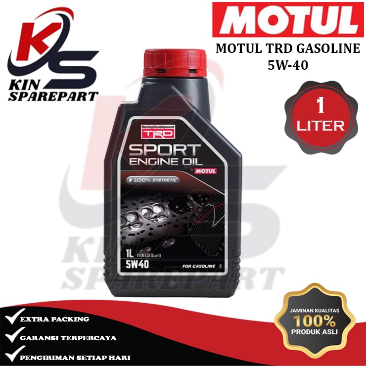 MOTUL TRD GASOLINE 5W40/OLI BENSIN/OLI MOBIL/INNOVA/XPANDER/AVANZA/CRV