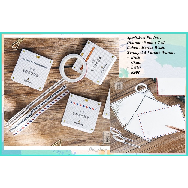 

Washi Tape Mini Washi Tape Aesthetic Washi Tape Patern Masking Tape Patern Masking Tape 5 mm x 7 M