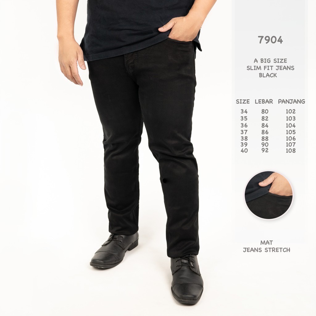 CELANA JEANS PRIA PULL&amp;BEAR FULL BLACK SKINNY PULLANDBEAR PULL &amp; BEAR PULL AND BEAR P&amp;B HITAM DENIM