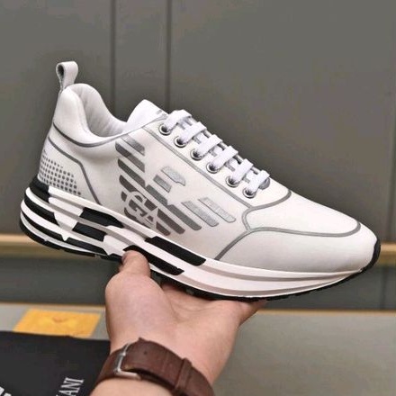 sepatu sneaker ea men shoes runner cowok mirror branded p1shoes sepatu putih pria