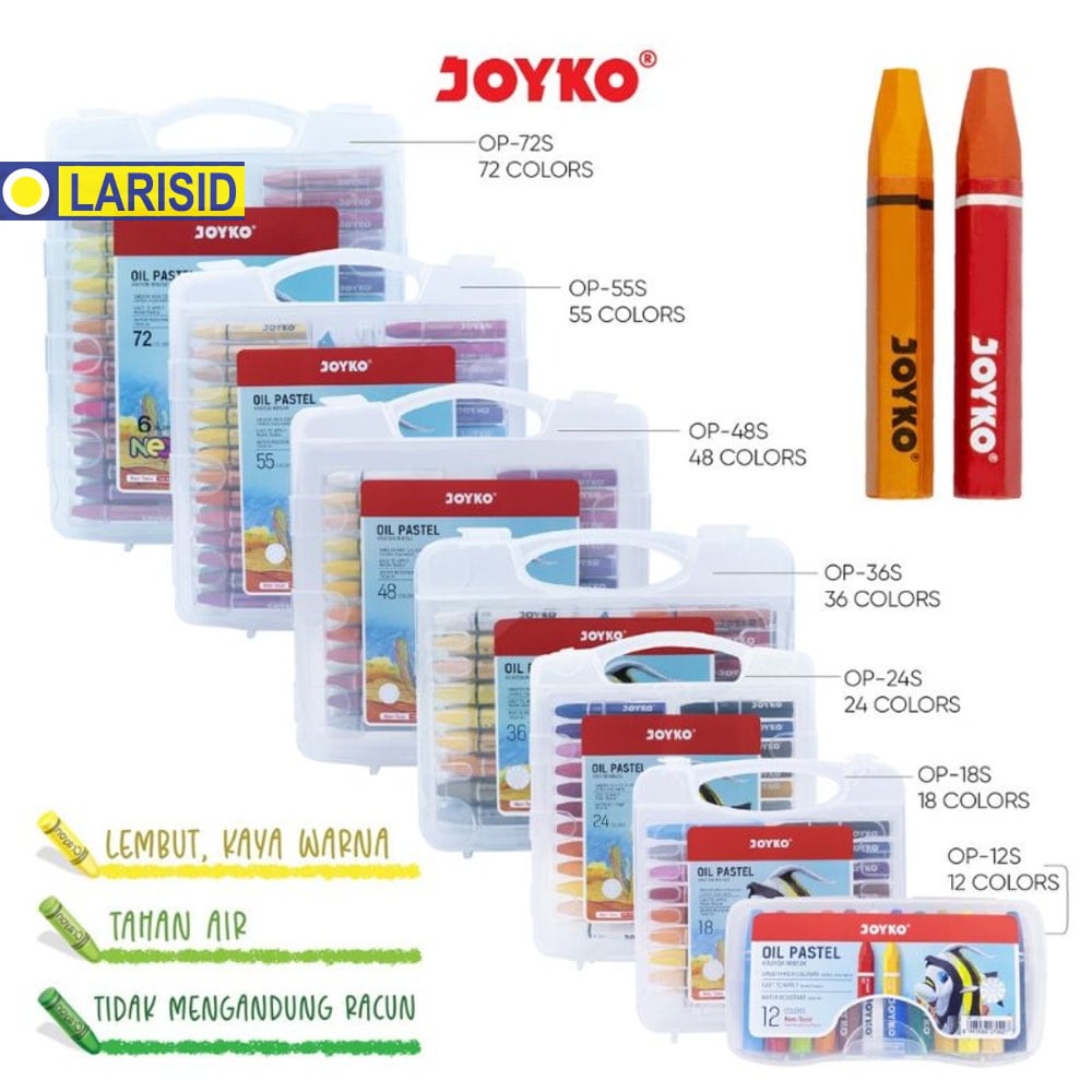 

Crayon Joykooil Pastel Joyko 24 Warna ( 1 Set )