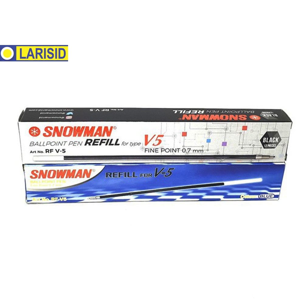 

Snowman Refill Pulpen V5 0.7Mm Isi Ulang Ballpoint Pena