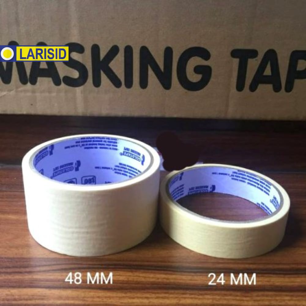 

Isolasi Kertas 1 Inch X 15 Y Masking Tape 24 Mm Gold Tape