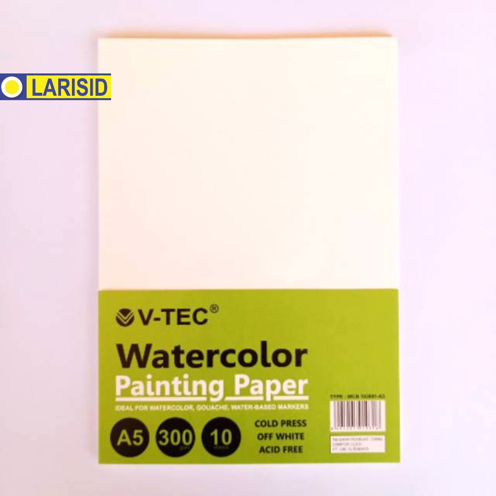 

V-Tec Watercolor Paper A5 300Gsm Watercolour Cold Press