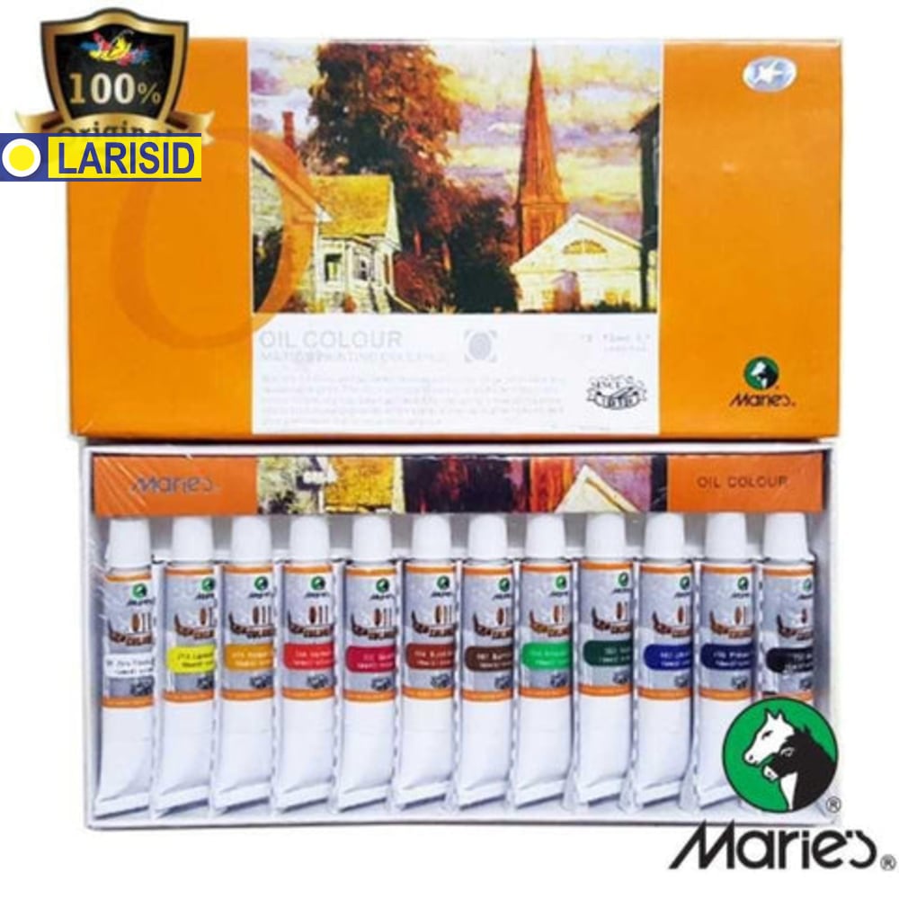 

Maries Oil Color Set 12 Warna 12 Ml 1386B
