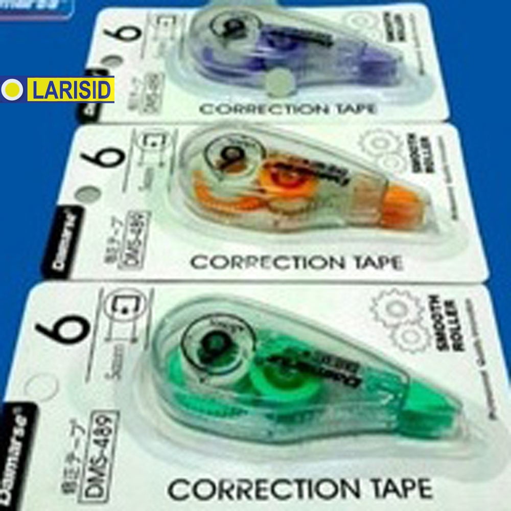 

Correction Tape Daimarse Dms 489Tip Ex Roll Kertas 6M