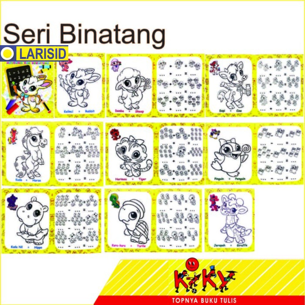 

Buku Mewarnai Dan Berhitung Anak Kiky (Kecil)