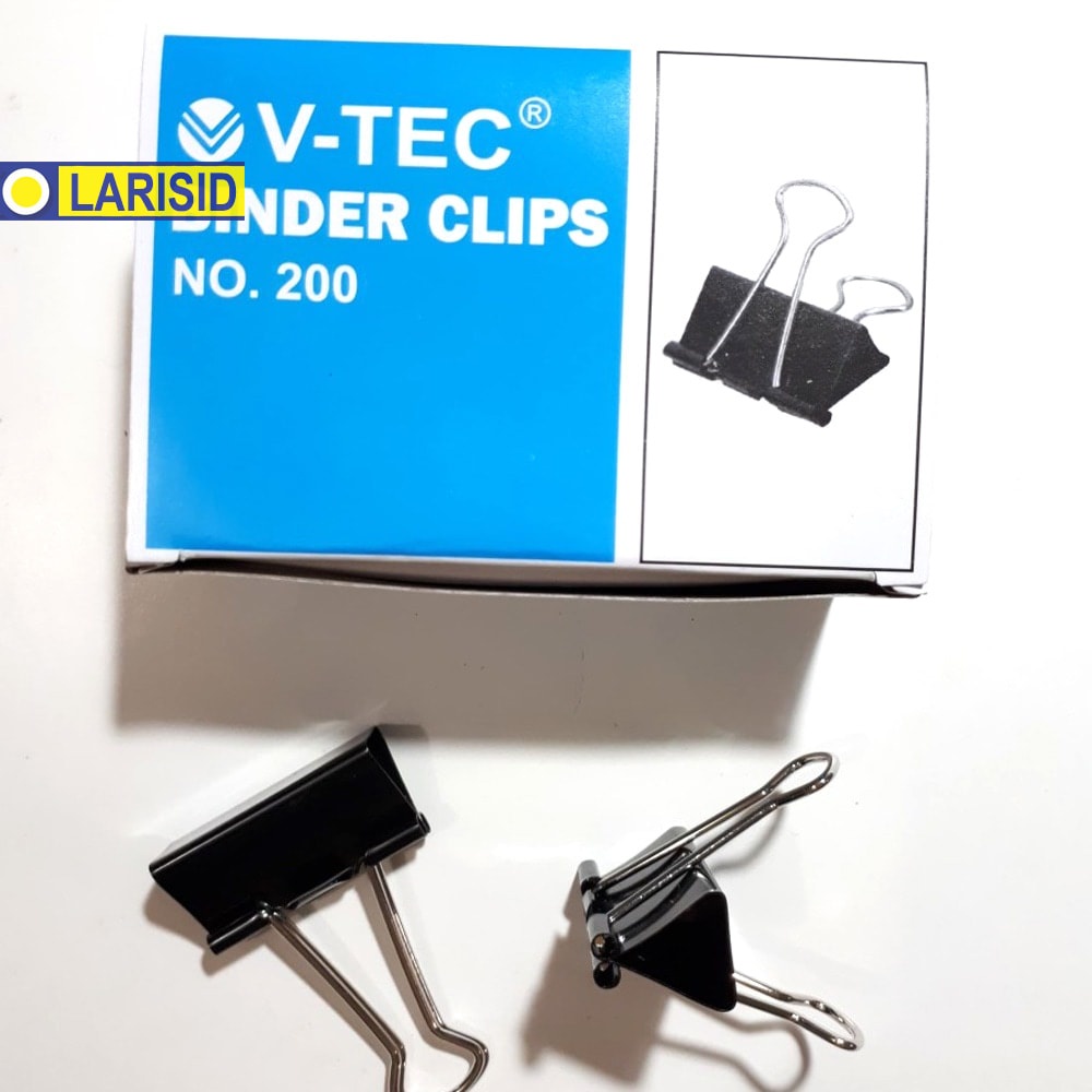 

Binder Clip 200 V-Tec 1 Pak Isi 12 Pcs
