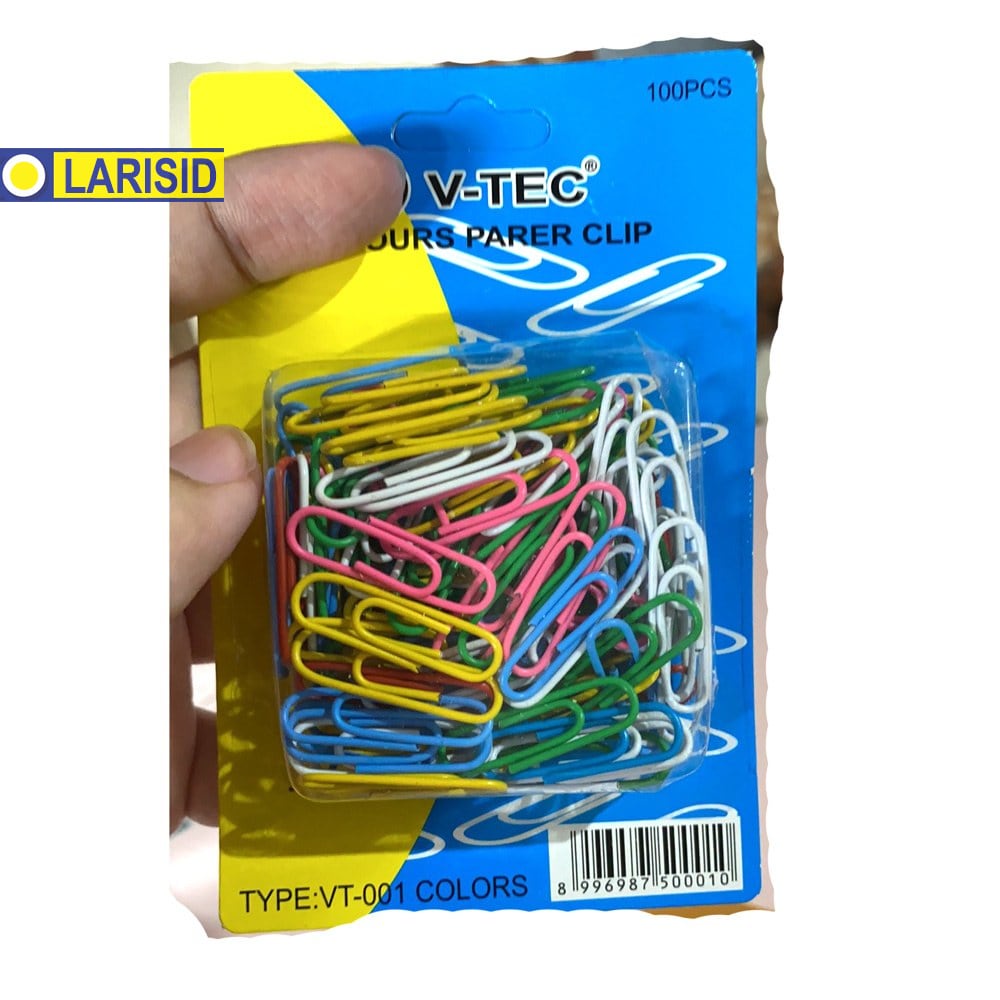 

Paper Clip Vinyl Warna V-Tec Vt 001 Kecil Vt 002 Jumbo