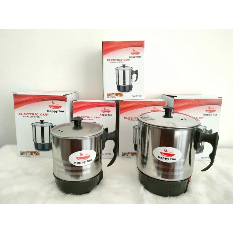MUG ELEKTRIK / ELECTRIC HEATING CUP / MUG LISTRIK GELAS MASAK / TEKO LISTRIK 12/13/14CM