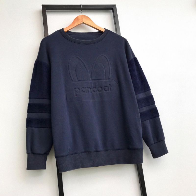 Crewneck PANCOAT Original Pop Eyes Navy Dongker