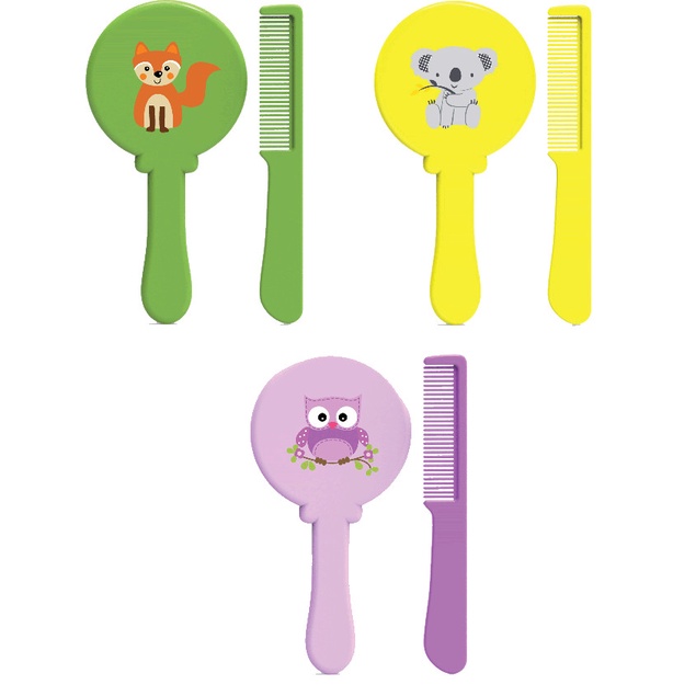 BABYSAFE Baby Brush &amp; Comb DL1014 | Sisir &amp; Sikat Rambut Bayi