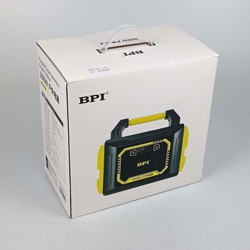 BPI Portable Outdoor Power Supply Station 300W 78000mAh - BPI-OD300 - Black