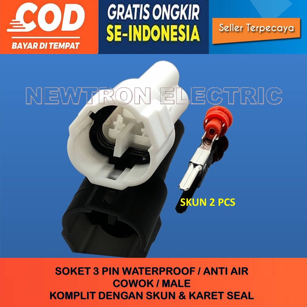 SOKET DLC YAMAHA 3 PIN MALE SOKET DLC RESET SOKET DLC SHORT CONNECTOR DLC ECM TAHAN PANAS