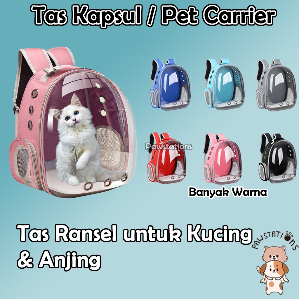 Tas Astronot Kucing Tas Kapsul Kucing Pet Carrier Capsule Bag Tas Gendong Kucing Tas Kucing / Anjing