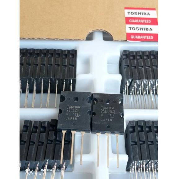Bagus Transistor 2SC5200 2SA1943 Lot 714 Thosiba Original 1set free mika