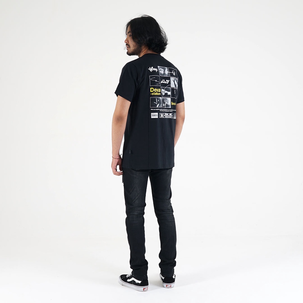 Whoopculture Tshirt &quot;Collapse&quot; Black