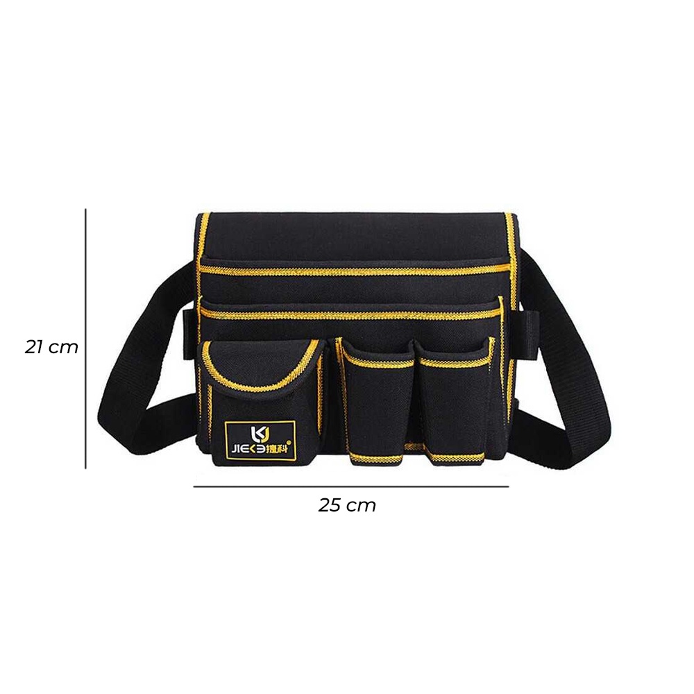 JIEKE Tas Pinggang Perkakas Serbaguna Waist Pocket Tool Bag - Black