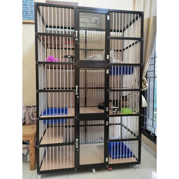 Kandang kucing Alumunium 3 Tingkat Best Seller