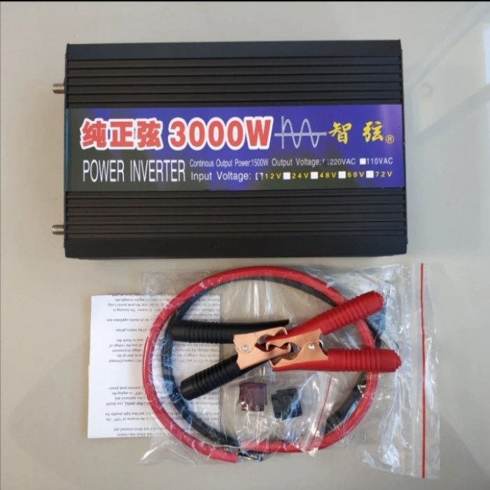 Inverter 3000 watt 12volt DC to AC 220V Pure Sine Wave SUNYIMA