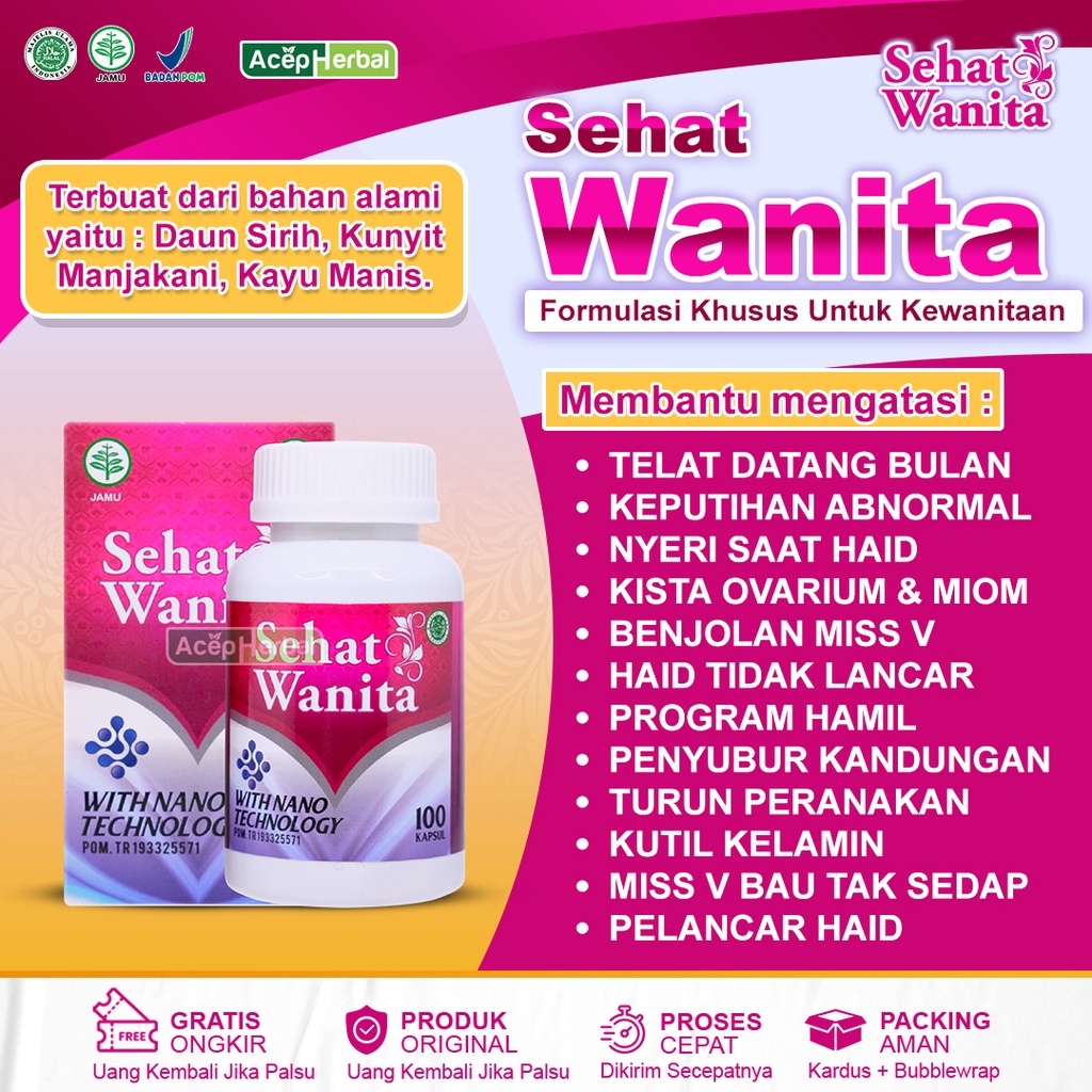 

SEHAT WANITA ISI 50 KAPSUL