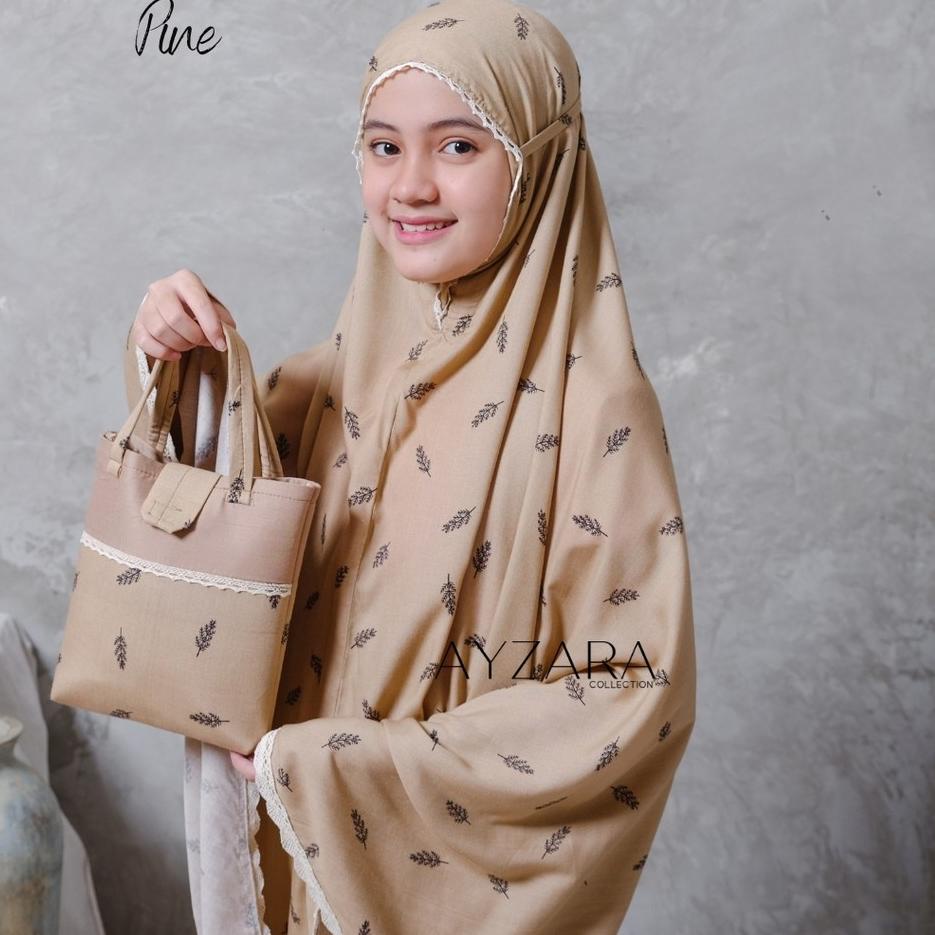 Model Baru COD MUKENA ANAK CEMARA 2 ( UMUR 8 -10 tahun ) | MUKENA RAYON BALI RENDA ANAK PREMIUM fash