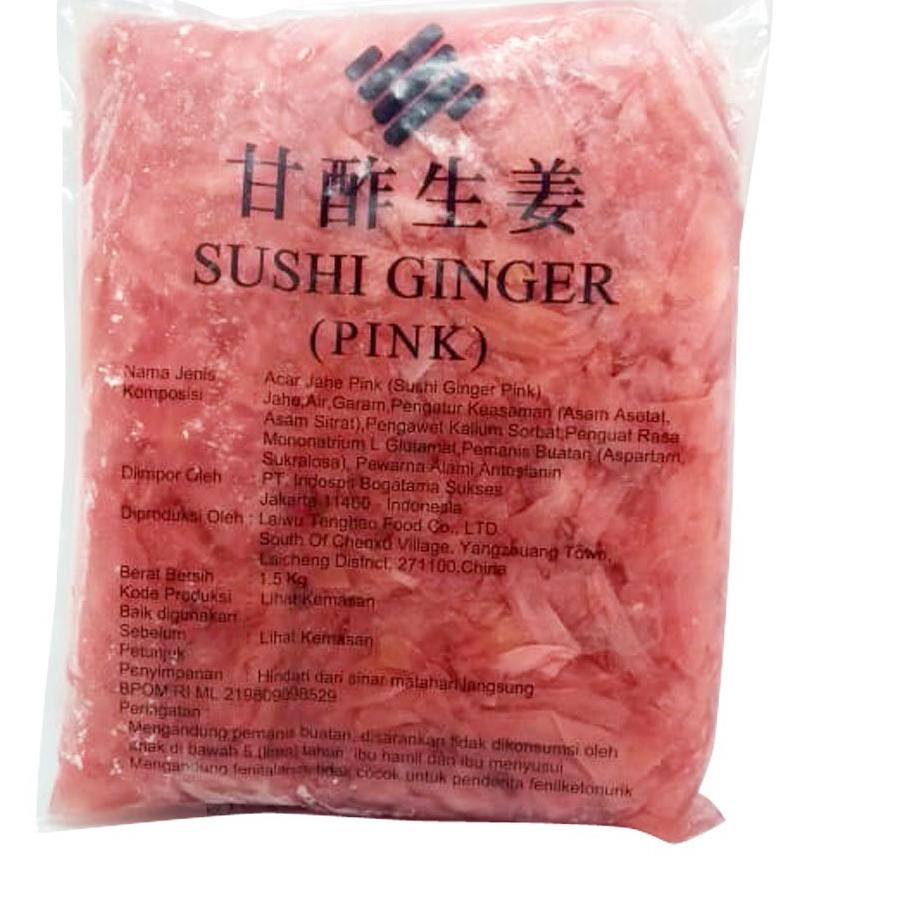 

HARGA GROSIR Sushi Ginger / Gari Pink 1 Kg 