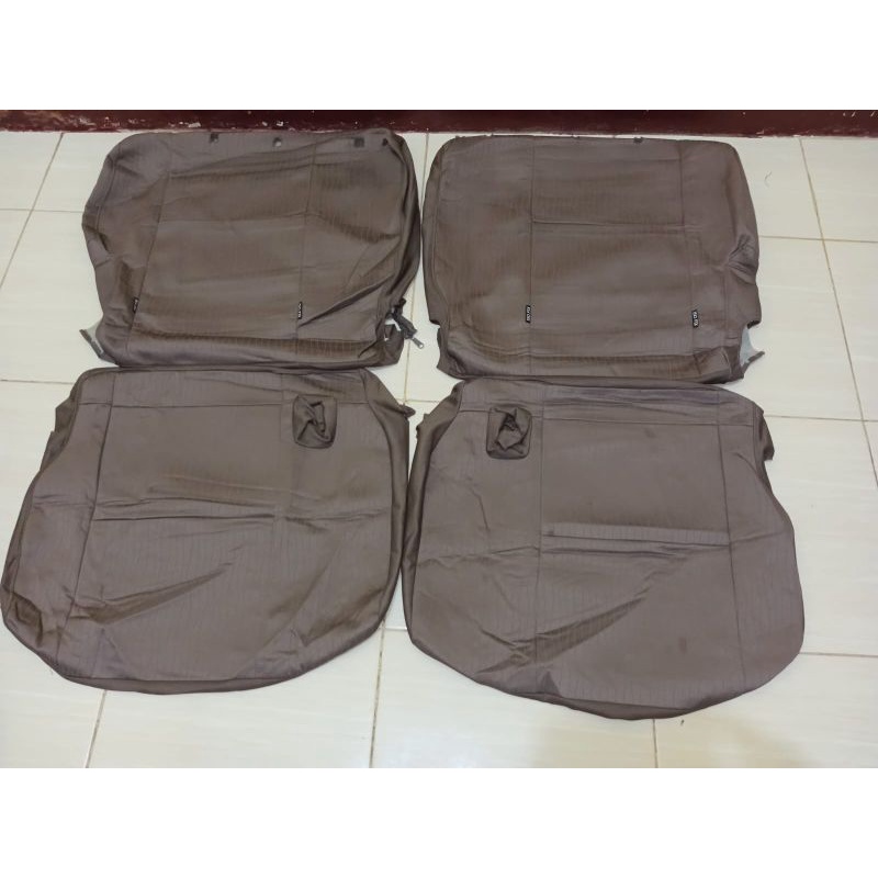 SARUNG JOK MOBIL AVANZA AIR BAG 2016 COKLAT (ORIGINAL)