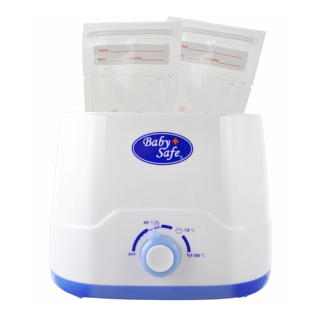 Baby Safe Twin Bottle Warmer Penghangat Susu ASI Dua Botol