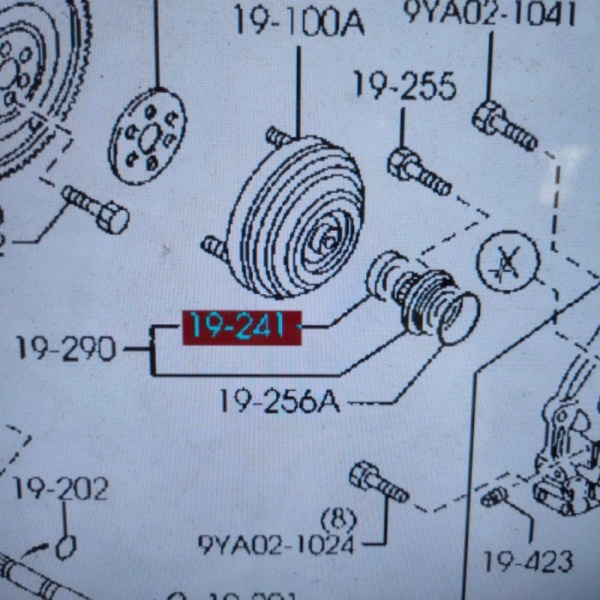 Seal Converter Matic Ford Escape 2.300cc / Tribute 2.300cc FU0119241 Limited