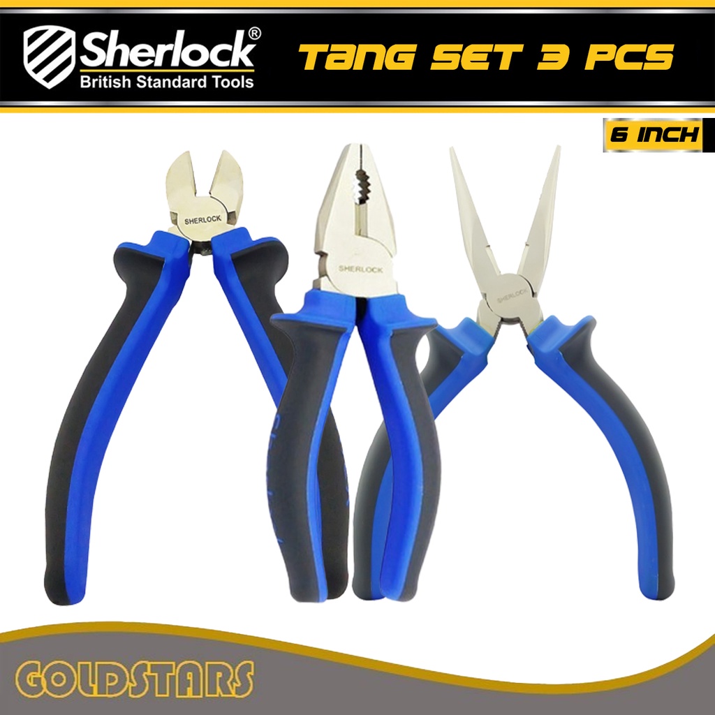 Tang kombinasi, Potong, Lancip Original Sherlock Tang Set 3 pcs