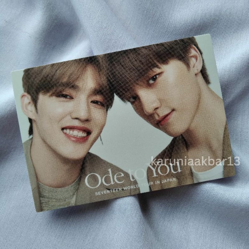 TRADING CARD SEVENTEEN ODE TO YOU JAPAN SCOUPS DINO 079