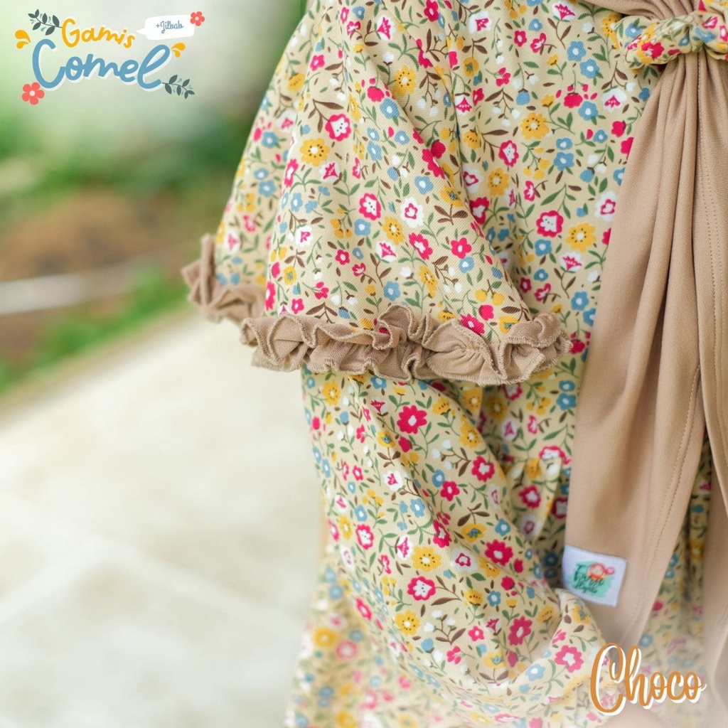 Afsheenastore Gamis Anak Comel gamis anak Set Hijab