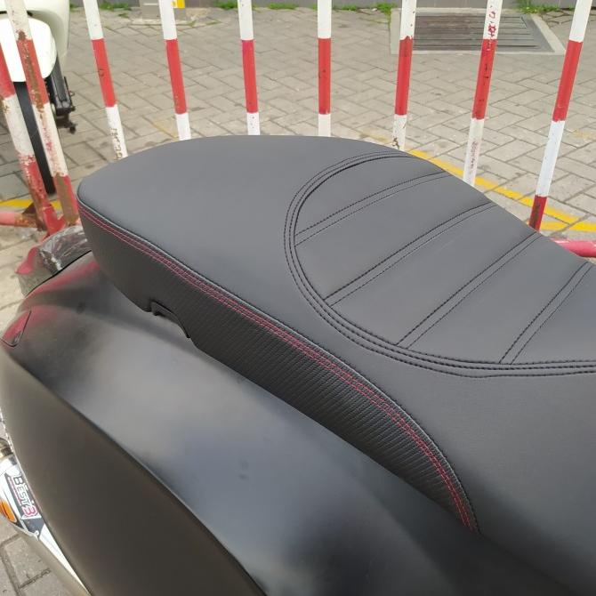 Kulit Jok Vespa Sprint Primavera Carbon Mbtech