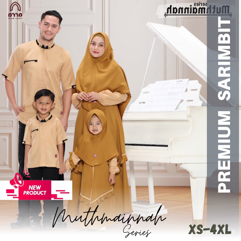 Baju Lebaran 2023 Couple Keluarga Premium Series Muthmainnah Mustard By Arra Baju Couple Keluarga Le
