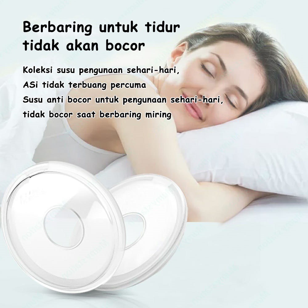 MMM Wadah Penampung ASI Silicon 1pcs Breast Shell Breast Pad Silikon Penampung Tetesan Air Susu Ibu Saver Shield Breast Milk Mother