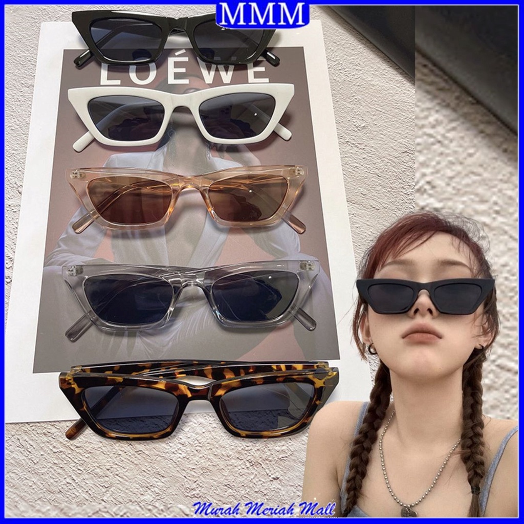 MMM Kacamata Unisex Fashion 6654 Kaca Mata Wanita Pria Hitam High Quality Sunglasses Murah Import