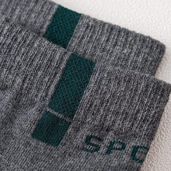 MMM Kaos Kaki Pendek Pria Wanita 6610 Motif Sport Garis Kaos Kaki Olahraga Semata Kaki Unisex Kekinian Import